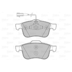 Jeu de plaquettes de frein VALEO 601144 pour ALFA ROMEO, DODGE GIULIETTA, DART