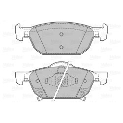 Jeu de plaquettes de frein VALEO 601149 pour HONDA ACCORD, CIVIC OE 45022-TL1-G00