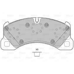 Brake Pad Set VALEO 601280 OE Ref 9J1698151