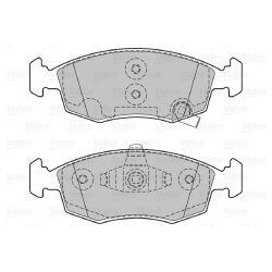 Jeu de plaquettes de frein VALEO 601297 pour CHRYSLER, FIAT, LANCIA OE 77365927