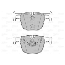 Jeu de plaquettes de frein VALEO 601319 pour BMW Série 3 et 4, référence d'origine 34206799813