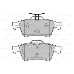 Jeu de plaquettes de frein VALEO 601358 pour CITROEN, PEUGEOT C5, 508 OE 1619790380