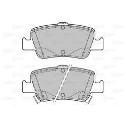 Jeu de plaquettes de frein VALEO 601377 pour TOYOTA AURIS, COROLLA OE 04466-02170