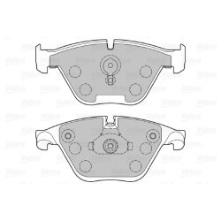 Jeu de plaquettes de frein VALEO 601382 pour BMW Série 5, 6, 7, référence d'origine 34112449266