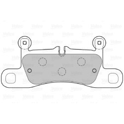Jeu de plaquettes de frein VALEO 601387 pour PORSCHE, VW OE 7P0698451