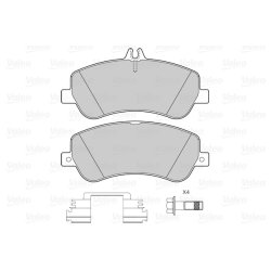 Jeu de plaquettes de frein VALEO 601389 pour MERCEDES GLK-CLASS OE 0054204820