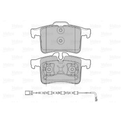 Jeu de plaquettes de frein VALEO 601476 pour JAGUAR XF, XJ, XK OE C2D3792
