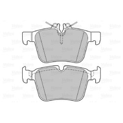 Jeu de plaquettes de frein VALEO 601489 pour MERCEDES CLASSE C OE 0004203602