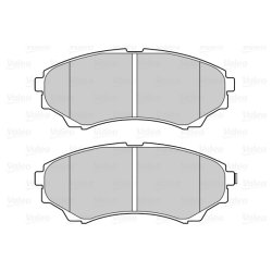Jeu de plaquettes de frein VALEO 601555 pour FORD, MAZDA RANGER, SÉRIE B, BT-50