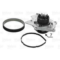Water Pump & Timing Belt Kit VALEO 614591 OE Ref 06A121026BF