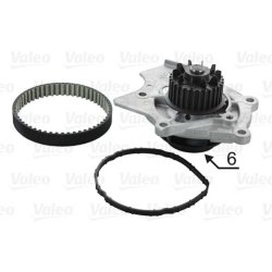Water Pump & Timing Belt Kit VALEO 614594 OE Ref 06H121026AB