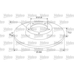 Brake Disc VALEO 675409 OE Ref 424945