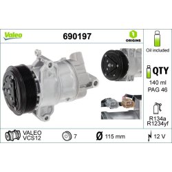 AC Compressor VALEO 690197 OE Ref 926005861R