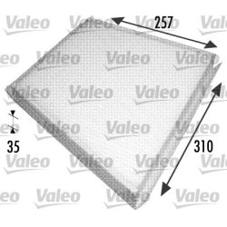 Cabin Air Filter VALEO 698702 OE Ref 2118300218