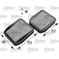 Filtre d'habitacle VALEO 698740 pour MERCEDES CLS, CLASSE E OE 2118300818
