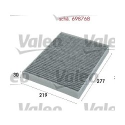 Cabin Air Filter VALEO 698768 OE Ref 7E0819631