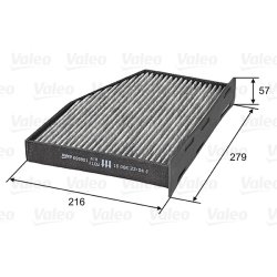 Cabin Air Filter VALEO 698801 OE Ref 1K1819653