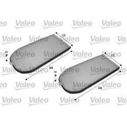 Cabin Air Filter VALEO 698838 OE Ref 64118390377