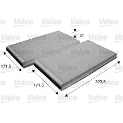 Filtre d'habitacle VALEO 698863 pour ALPINA, BMW B5, 5, 6 OE 6935822