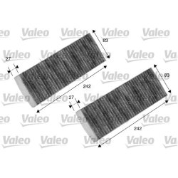Filtre d'habitacle VALEO 698873 pour NISSAN MAXIMA OE 27277-3Y525