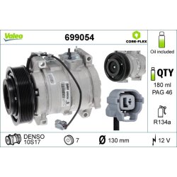 AC Compressor VALEO 699054 OE Ref 38810RBA006