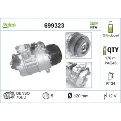 AC Compressor VALEO 699323 OE Ref 6904014
