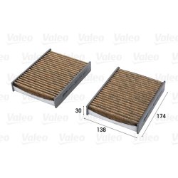 Cabin Air Filter VALEO 701017 OE Ref 46799653
