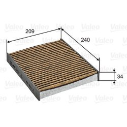 Cabin Air Filter VALEO 701027 OE Ref 1452344