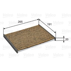 Cabin Air Filter VALEO 701028 OE Ref 27277JD10A