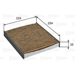 Cabin Air Filter VALEO 701029 OE Ref JZW819653F