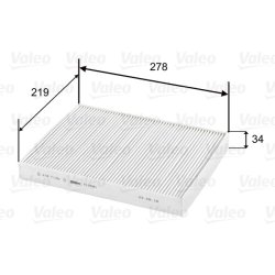 Cabin Air Filter VALEO 715581 OE Ref 7H0819631