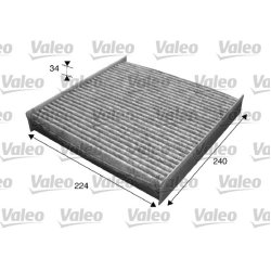 Cabin Air Filter VALEO 715629 OE Ref 6447SQ