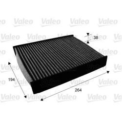 Cabin Air Filter VALEO 715672 OE Ref 4407080