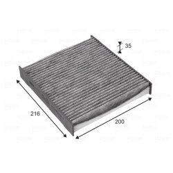 Cabin Air Filter VALEO 715725 OE Ref 272777764R