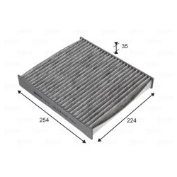 Cabin Air Filter VALEO 715727 OE Ref JZW819653F
