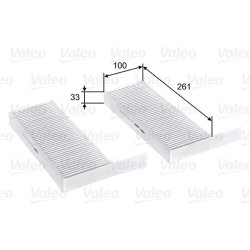 Cabin Air Filter VALEO 715808 OE Ref 9804163380