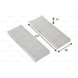 Cabin Air Filter VALEO 715817 OE Ref 9678792080