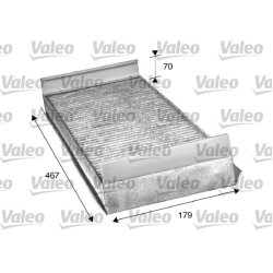 Filtre d'habitacle VALEO 716037 pour MAN, NEOPLAN OE 81619100019