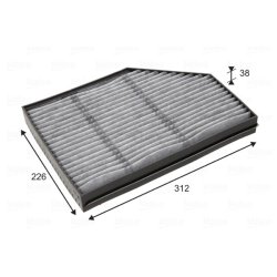 Cabin Air Filter VALEO 716065 OE Ref A9608300118