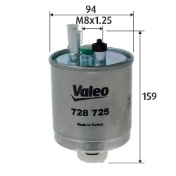 Filtre à carburant VALEO 728725 pour RENAULT, KANGOO, LAGUNA, LATITUDE