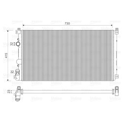 Radiator VALEO 732917 OE Ref 2141000QAA