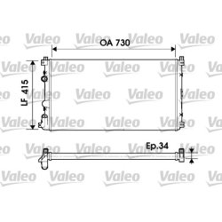 Radiator VALEO 732918 OE Ref 21400-00QA5