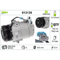 AC Compressor VALEO 813139 OE Ref 6854010