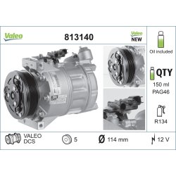 AC Compressor VALEO 813140 OE Ref 1377827