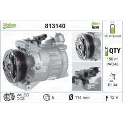 Compresseur de climatisation VALEO 813140 pour FORD, VOLVO OE 1377827 VALEO