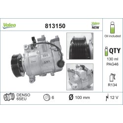 AC Compressor VALEO 813150 OE Ref 4E0260805J