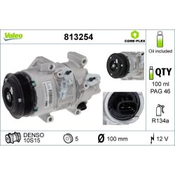 AC Compressor VALEO 813254 OE Ref 8831005100