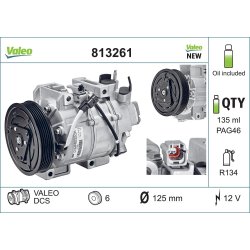 Compresseur de climatisation VALEO 813261 pour NISSAN X-TRAIL OE 92600-JG30A VALEO