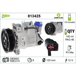 AC Compressor VALEO 813425 OE Ref 4F0260805AB