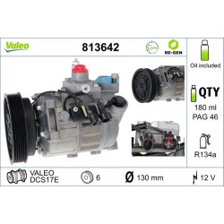 AC Compressor VALEO 813642 OE Ref 36000283